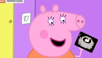 Мать Свинки Пеппы беременна третьим поросенком