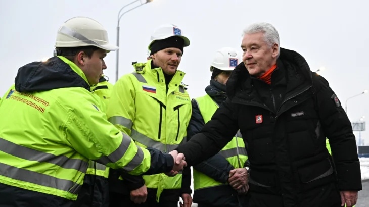 Сергей Собянин: Трасса свяжет пять магистралей Сергей Собянин: Трасса свяжет пять магистралей