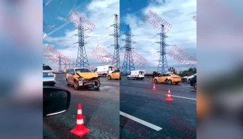 Движение на МКАД в районе съезда № 49 восстановлено после ДТП