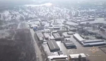 Уровень воды в реке Урал в Оренбуржье достиг 1 154 см