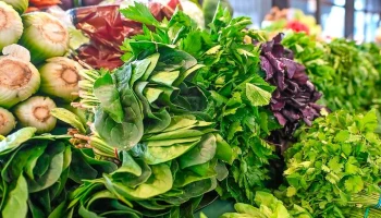 Первую весеннюю зелень и редис можно найти на столичных ярмарках выходного дня