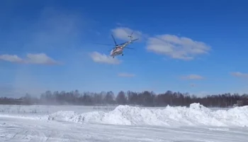 Вертолет МЧС вылетел для эвакуации туристов, пострадавших при сходе лавины на Камчатке