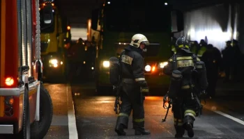 Пожар в строящемся трехэтажном здании на западе Москвы ликвидирован