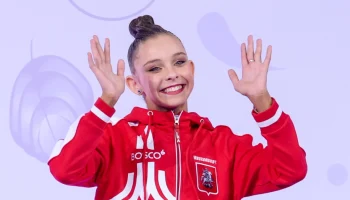 Гимнастка Ильтерякова одержала победу на чемпионате Европы в упражнениях с обручем
