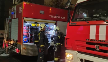 Пожар в &laquo;Известия холл&raquo; полностью ликвидирован