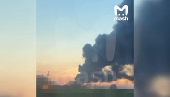 Пожар начался на предприятии в Энгельсе после атаки беспилотника