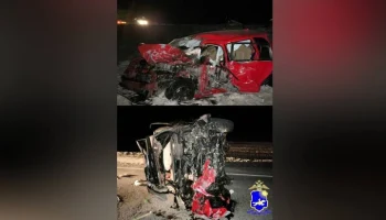 В Туве три человека погибли в ДТП с участием двух машин и лошади