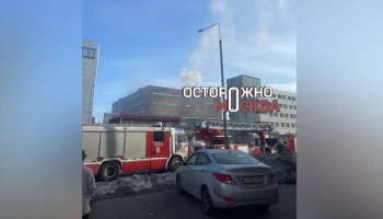 Пожар произошел в бизнес-центре в столичных Текстильщиках