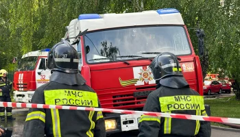 МЧС: Пожар на складе в Балашихе локализовали