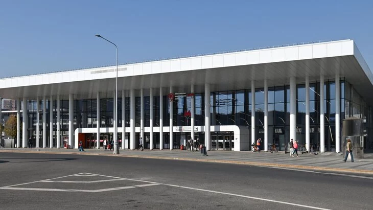 Автодорога возводится возле городского вокзала Нижегородская