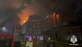 Пожар произошел в кафе и гостинице в Краснодарском крае на 500 "квадратах"