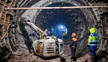 Сбойка эскалаторного тоннеля выполнена на станции "Рижская" БКЛ