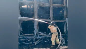 Пожар в здании птицефабрики в Астраханской области локализован