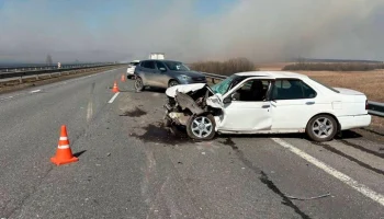 Четыре человека пострадали в массовом ДТП на трассе Кемерово &ndash; Новокузнецк