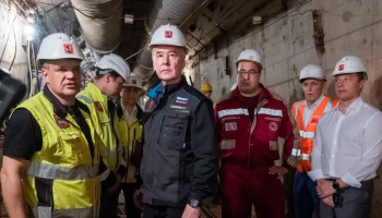 Сергей Собянин: Станцию &laquo;Достоевская&raquo; Кольцевой линии строят горным способом