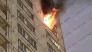 Пожар в здании общежития МГТУ "Станкин" в Москве локализован Пожар в здании общежития МГТУ "Станкин" в Москве локализован