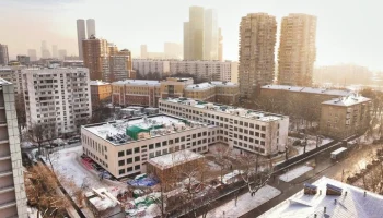 Собянин осмотрел ход реконструкции школы № 218 в Тимирязевском районе