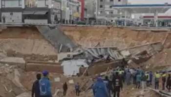 Два магазина обрушились из-за обвала грунта в Каире