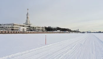 Лыжня с видом на Северный речной вокзал открылась в акватории канала имени Москвы