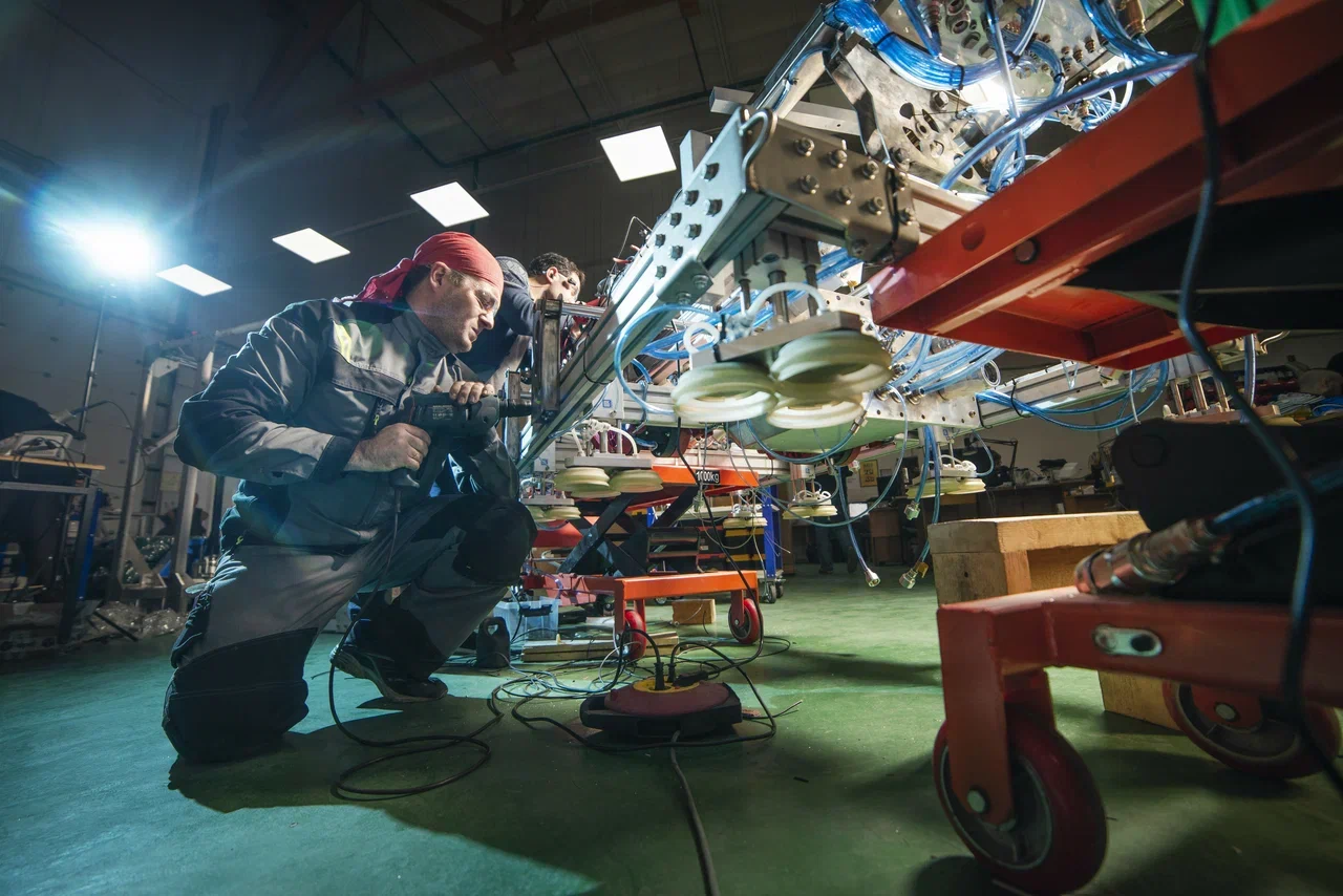 В ОЭЗ «Технополис «Москва» создали робота для тушения пожаров