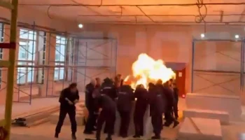 В Сети появились кадры взрыва гранаты в учебном центре МВД в Сыктывкаре