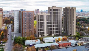 В Щукине две корпуса ЖК по реновации выполнили в монохромной гамме