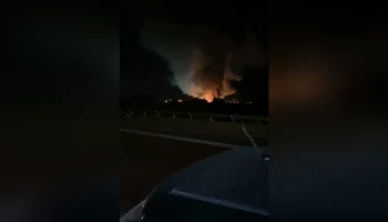 Пожар произошел на нефтебазе в Адыгее после атаки БПЛА