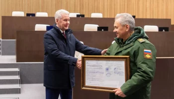 Собянин: Завершили реставрацию здания штаба Московского военного округа