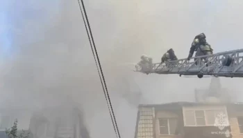 Пожар в жилом доме в Батайске потушен