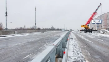 Сергей Собянин сообщил об открытии путепровода на Варшавском шоссе