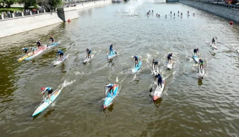 Участниками SUP-регаты &laquo;Москва &mdash; на волне&raquo; стали более 200 человек