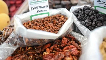 Сушеные ягоды появились на прилавках московских ярмарок