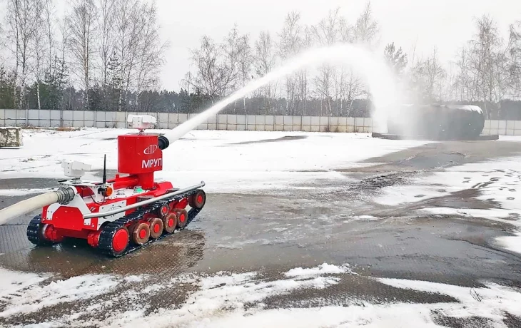 В ОЭЗ «Технополис «Москва» создали робота для тушения пожаров В ОЭЗ «Технополис «Москва» создали робота для тушения пожаров