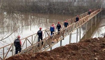 Уровень реки Урал у Оренбурга снизился до 1 178 см