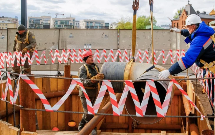 Собянин: Завершена реконструкция газопровода под Водоотводным каналом Собянин: Завершена реконструкция газопровода под Водоотводным каналом