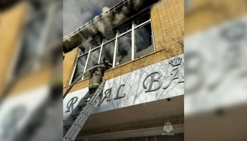 Ликвидировано открытое горение в ЦУМе Буйнакска