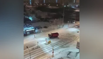 Полиция оштрафовала устроившего дрифт водителя грузовика в Москве