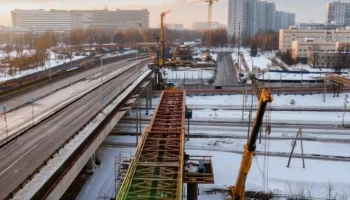 Собянин: Начался важный этап строительства путепровода через МЦД-2 на юге Москвы