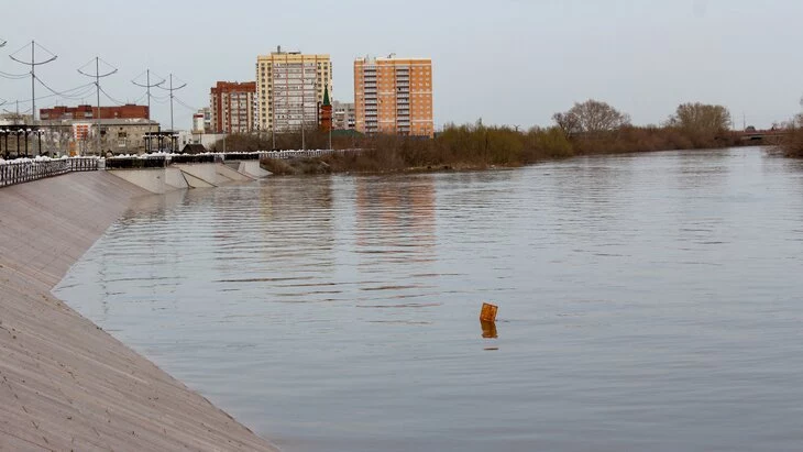 Вода в реке Тобол у Кургана опустилась ниже опасной отметки