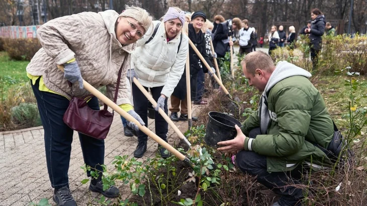 Более 30 тысяч многолетников высадили в разных районах Москвы