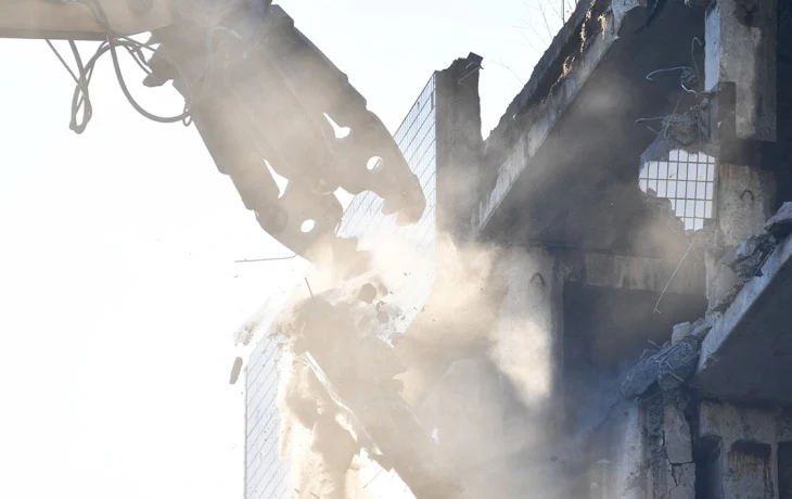 Незаконную газовую заправку снесли в районе Бирюлево Западное