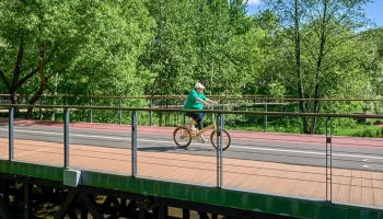 Собянин: Велопешеходный мост соединит Живописную улицу с Щукинским полуостровом