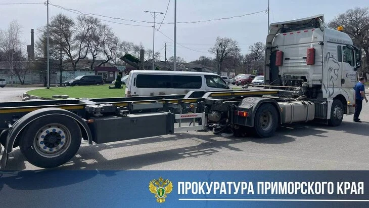 Грузовик насмерть сбил школьника на пешеходном переходе в Уссурийске Грузовик насмерть сбил школьника на пешеходном переходе в Уссурийске