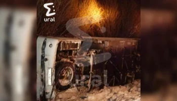 Автобус с детьми опрокинулся на автодороге под Челябинском