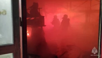 Пожар на рынке в центре Челябинска локализован