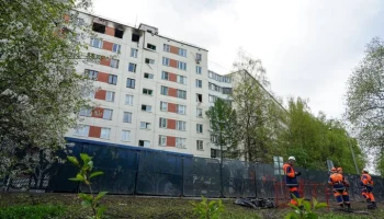 Показатель нормы вредных веществ не превышен после пожара на юго-западе Москвы