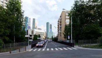 Собянин заявил, что реконструкция улицы Кульнева в районе Дорогомилово выполнена на 40%