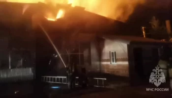 Склад с лакокрасочными материалами загорелся в Пензенской области