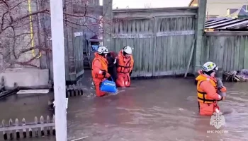 Уровень реки Урал в Оренбургской области почти достиг 11 метров