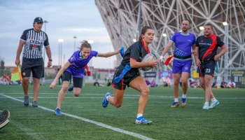 В Волгограде прошел третий тур бизнес-лиги Матч ТВ по тег-регби